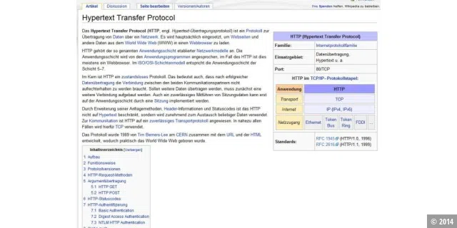 Platz 31: Hypertext Transfer Protocol