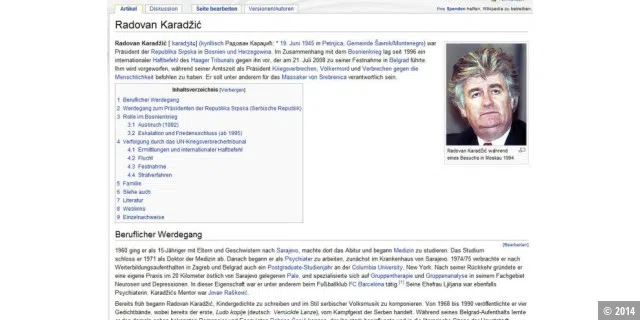 Platz 27: Radovan Karadzic