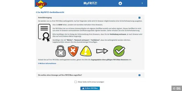 Schritt 4: Fernzugriff über MyFritz.net