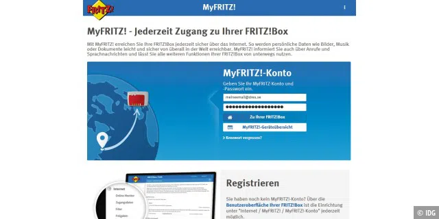 Schritt 2: Myfritz bietet mehrere Vorteile