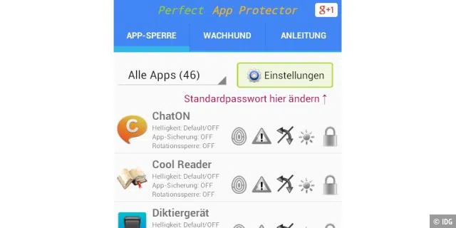 Perfect App Lock (Deutsch)