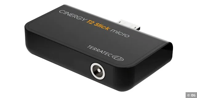 Mit dem Terratec Cinergy T2 Stick Micro können Sie auf Ihrem Mobilgerät fernsehen, ohne Ihr mobiles Datenvolumen anzutasten.