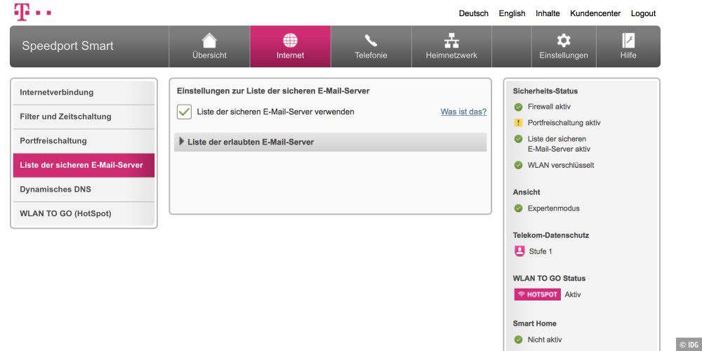 Telekom Router Software