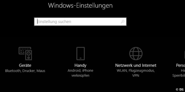 Windows 10 kann mit einem Handy gekoppelt werden