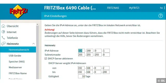 IP-Adresse einer neuen Fritzbox ändern: Dies ist eine wichtige Einstellung, wenn ein neuer Router in ein sorgfältig eingerichtetes Netzwerk Einzug hält.
