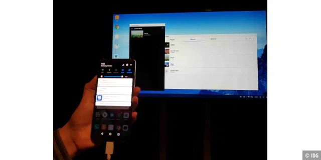 Huawei Mate 10 Pro per USB Type-C am PC anschließbar