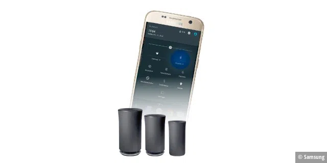 Technisch gesehen sind Bluetooth-Multiroom-Lautsprechersysteme ein Piconet mit Punkt-zu- Mehrpunkt-Verbindung.