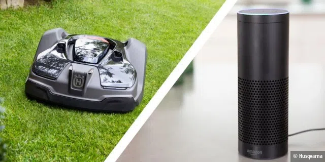 Husqvarna: Rasenmäh-Roboter mit Alexa steuern
