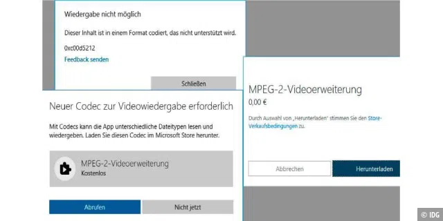 Microsoft hat nach und nach diverse Codecs aus Windows 10 entfernt.
