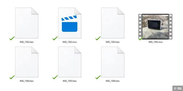 Dateien im HEIC-Format