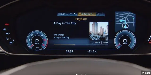 Das Audi Virtual Cockpit.