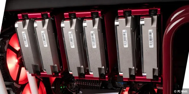 72 Terabyte HDD-Speicher für die Höllenmaschine X Professional