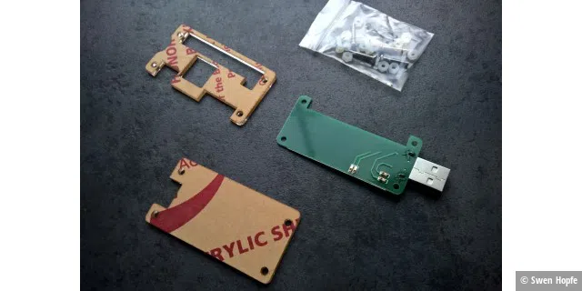 Bauteile der USB-Add-on-Platine