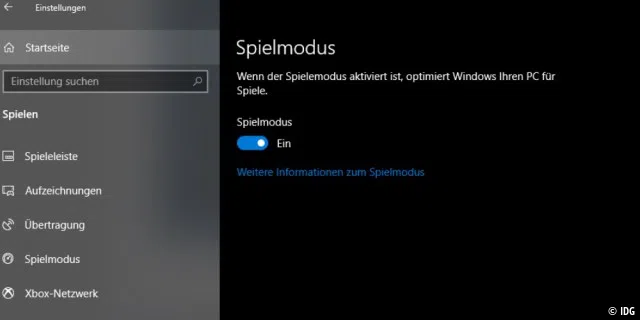 Windows 10 Oktober 2018 Update: Im Spielmodus wird Windows Update still gestellt