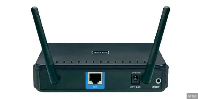 Access Point für besten Durchsatz: Ein unabhängiger Sender liefert deutlich besseres WLAN als ein Repeater, benötigt aber einen Ethernet-Zugang.