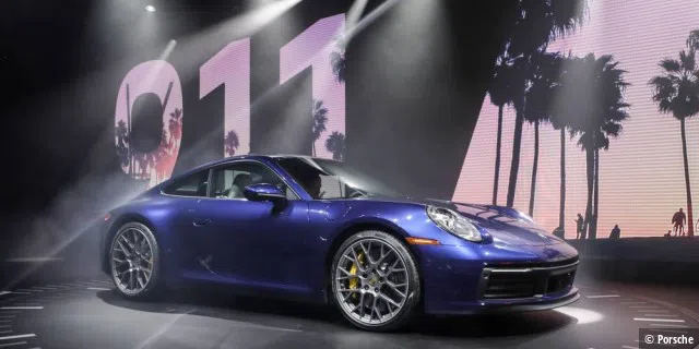 Der neue Porsche 911 der achten Generation.