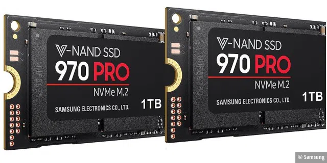 System-SSD: 2x Samsung SSD 970 Pro 1TB