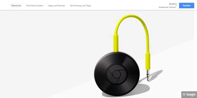 Google stellt Chromecast Audio ein