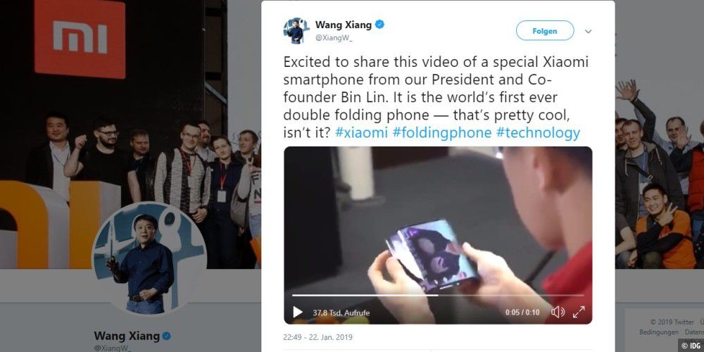 Xiaomi zeigt erstes zweifach faltbares Smartphone der Welt - PC-WELT