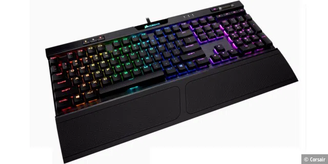 Tastatur: Corsair Gaming K70 RGB MK.2 Low Profile Rapidfire