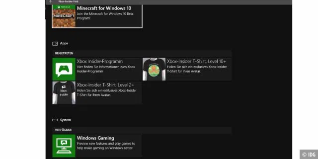 Windows Gaming in Xbox-Insider-Hub