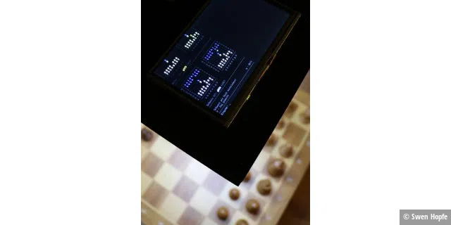 Fertige Chess-Cam während des Spiels