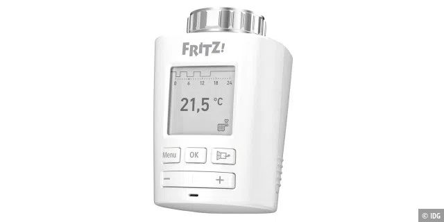 Fritz DECT 301: Der Temperaturregler wird über DECT ULE mit der Fritzbox in Reichweite verbunden.