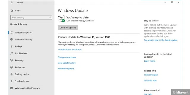 Neue große Windows-10-Updates müssen ab Windows 10 Mai 2019 Update nicht mehr sofort installiert werden - auch unter Windows 10 Home nicht
