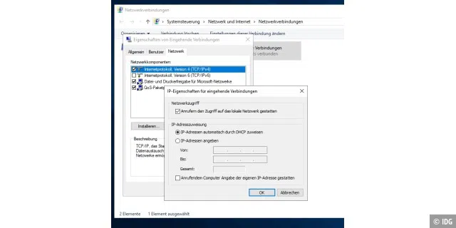 Konfigurieren einer VPN-Verbindung in Windows 10