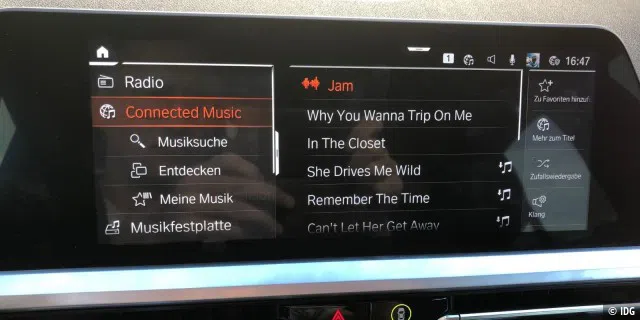 Connected Music ist ein Musikstreamingangebot von BMW.