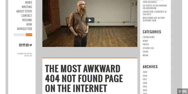 Lustige 404-Seiten
