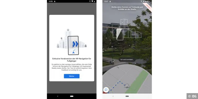 AR-Feature in Google Maps