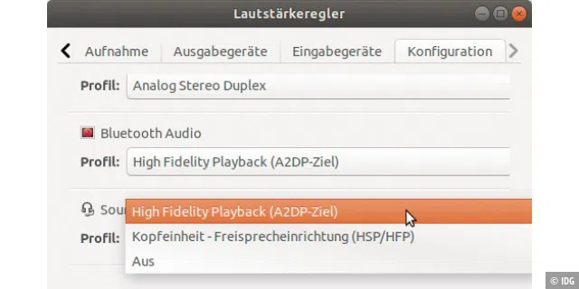 Linux-Distributionen sprechen Bluetooth-Headsets zunächst nur in Radioqualität an.