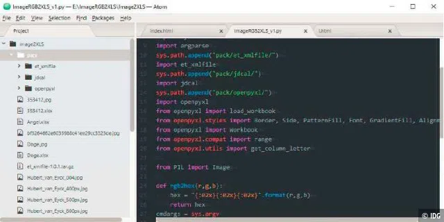 Der flexible Editor Atom von Github unterstützt viele Programmiersprachen.