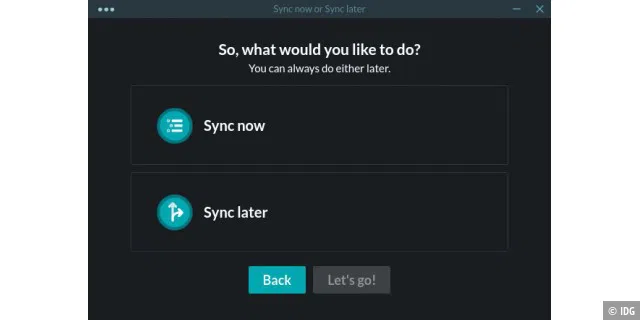 Insync ist eine kommerzielle Software, welche die Synchronisation mit Google Drive ermöglicht. Microsofts Onedrive ist aktuell noch in der Erprobungsphase.
