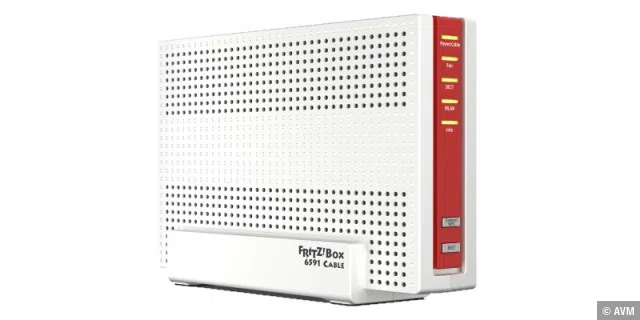 Die Fritzbox 6591 Cabvle ist AVMs schnellster Modem-Router für den Kabelanschluss.