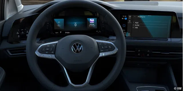 Alexa im VW Golf VIII.