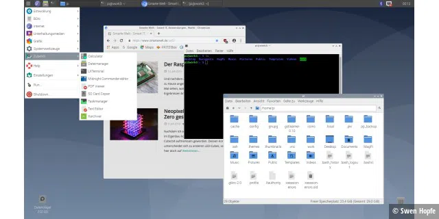 Raspbian Desktop mit LXDE