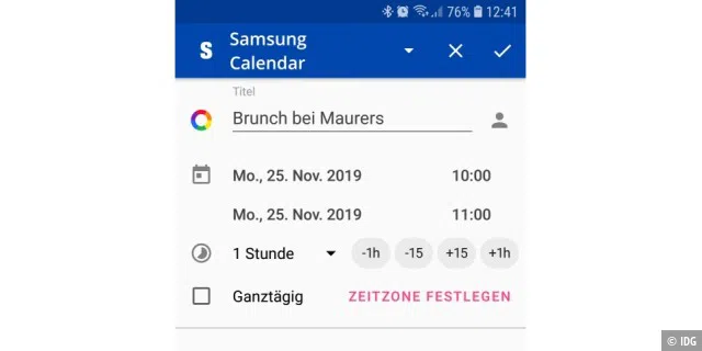 aCalendar - Android Kalender