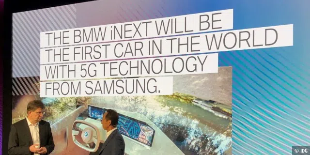 BMW arbeitet bei der Einführung von 5G eng mit Samsung zusammen.