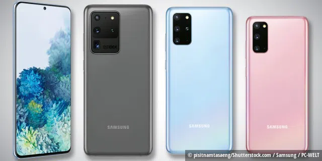 Samsung Galaxy S20 Serie Design und Farben (S20 Ultra, S20+, S20)