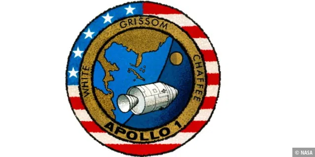 Das Missionslogo von Apollo 1.
