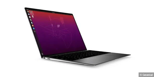 Ubuntu 20.04 auf einem Notebook.