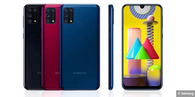 Samsung Galaxy M31: Alle Farben
