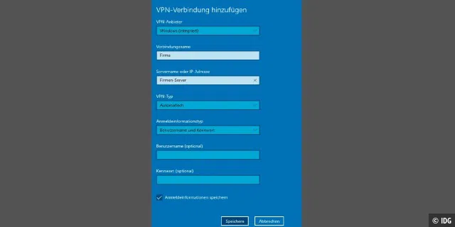 Bietet Ihre Firma einen VPN-Zugang, können Sie sich von zu Hause mit Windows-Bordmitteln beim VPN-Server anmelden.