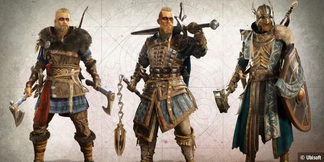 Assassin’s Creed Valhalla legt ähnlich viel Wert auf Varianz bei seinen Rüstungen wie Origins, allerdings dürfen wir uns auch tätowieren und mit Kriegsbemalung verzieren.