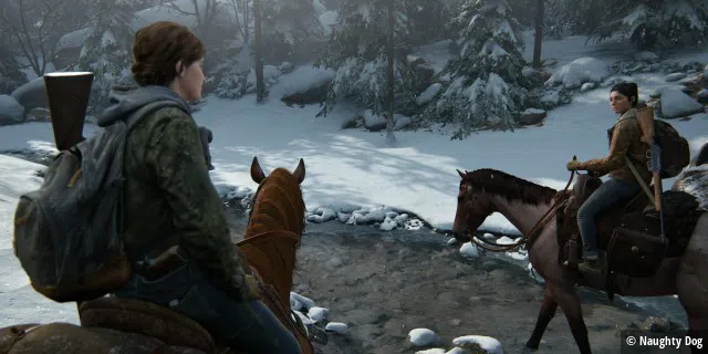 Naughty Dog versteht es gute Geschichten zu erzählen: Wir erleben eine Ellie, die ihr Glück kaum fassen kann. Als es ihr genommen wird, dreht sie durch.