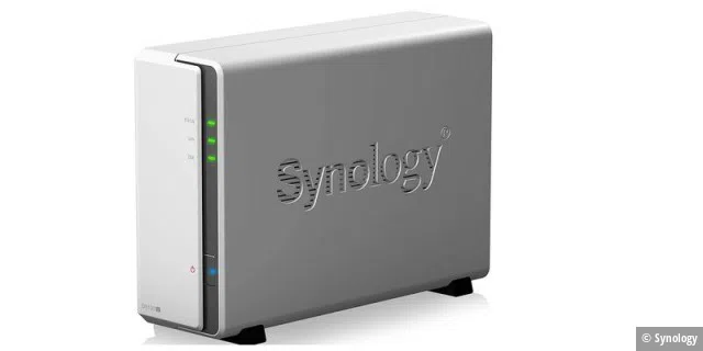 Synologys 1-Bay-NAS DS120j bietet wenig Schnittstellen, aber gute Backup-Funktionen.