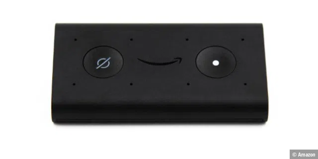 Echo Auto: Links das Mikrofon-aus-Button, rechts der Setup-Button.