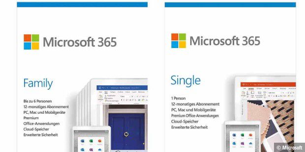 Microsoft 365 Family Und Single Im Angebot Pc Welt